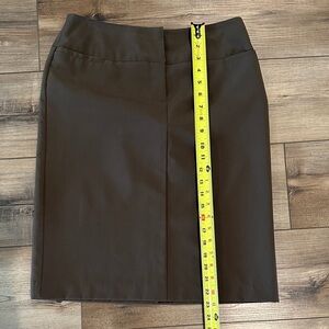 New York & Company Medium Brown Pencil Skirt